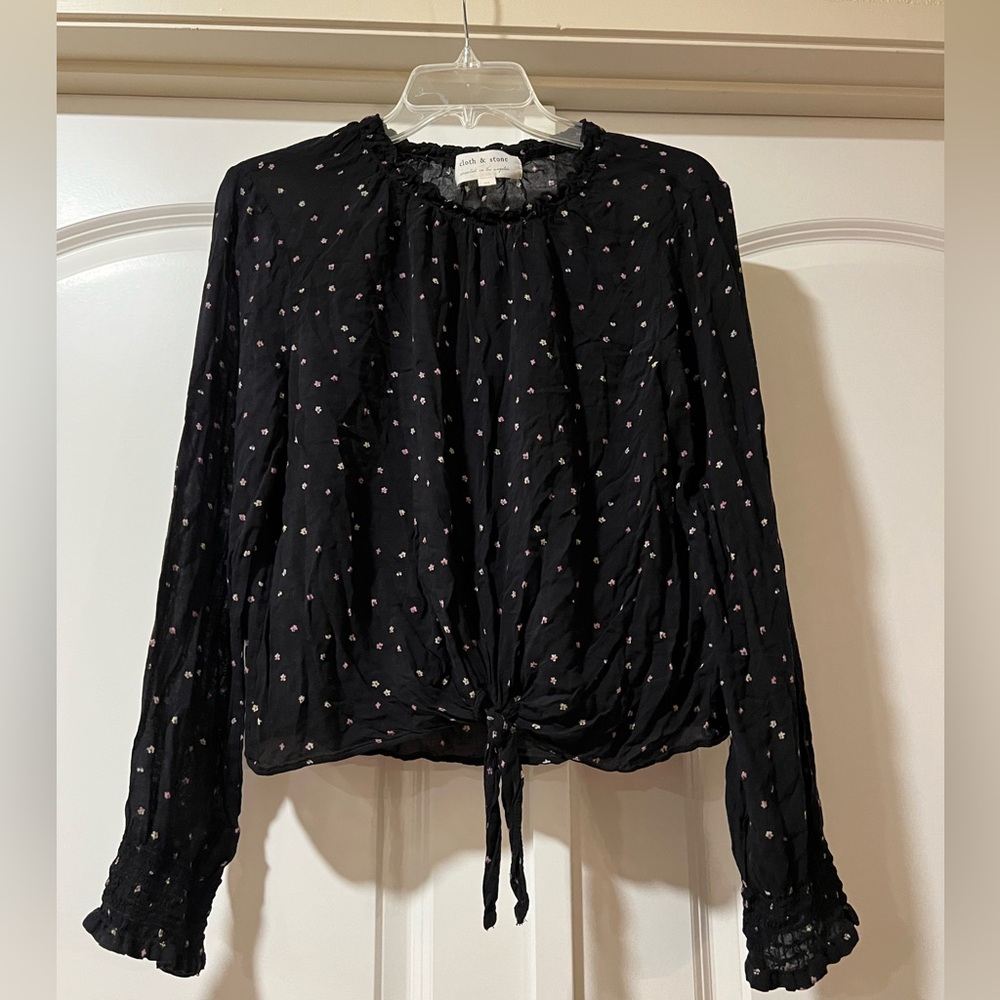 Cloth & Stone Ditsy Floral Long Sleeve Size M - Picture 3 of 5